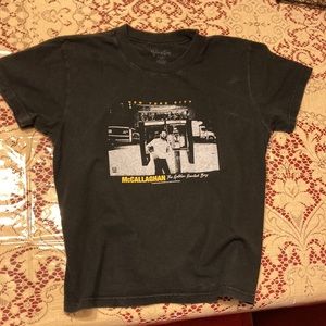 John Galt black graphic tee (brandy melville)